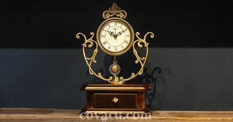 “Nhìn là ghiền” với các mẫu đồng hồ để bàn kiểu cổ xưa