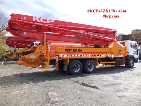 BƠM BÊ TÔNG CẦN 42M- KCP42ZX170