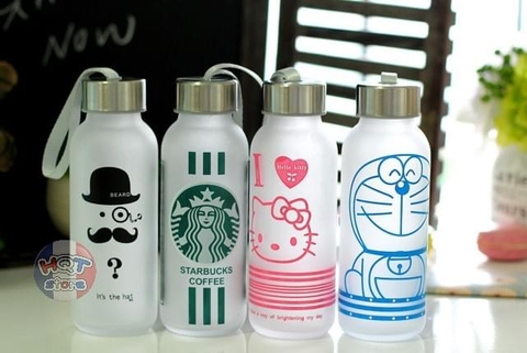 Bình đựng nước thủy tinh Starbucks