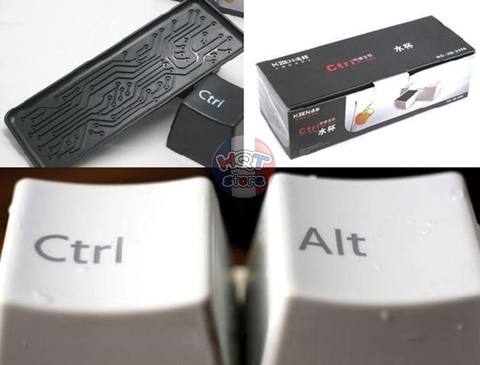 Bộ 3 ly nhựa hình phím CTRL - ALT - DEL