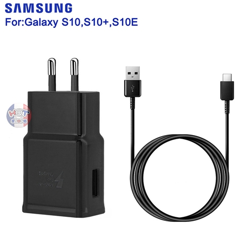 Bộ cốc cáp sạc nhanh Fast Charging 15W Samsung S10 Plus S10 chính hãng