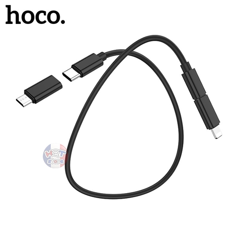 Bộ đầu chuyển đổi cáp đa năng Hoco U86 Type C Lightning Micro USB-A