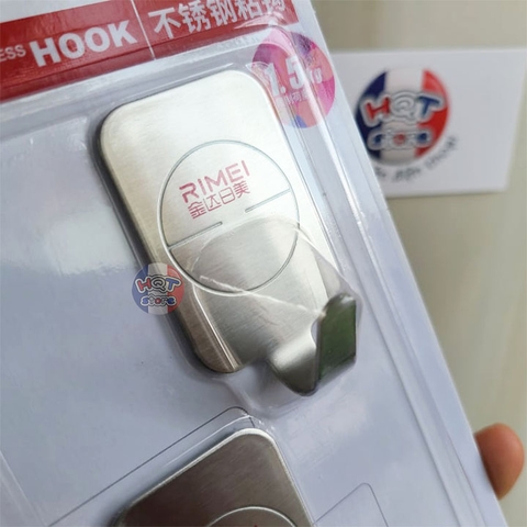 Combo 2 móc dán treo tường Inox 304 Rimei RM2757