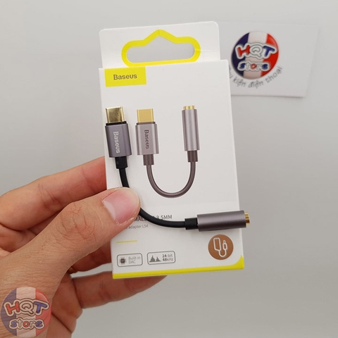 Jack chuyển đổi Type C sang cổng 3.5mm Adapter Baseus L54 chính hãng