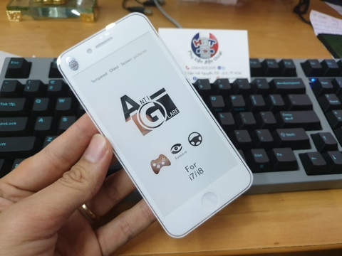  Kính cường lực chống vân tay full AG Glass 5D IPhone 8Plus/7Plus