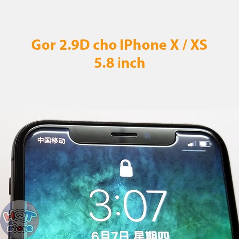 Kính cường lực siêu bo mép Gor 2.9D cho IPhone 11 Pro / X / XS