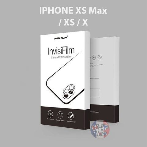 Kính cường lực camera Nillkin InvisiFilm AR cho Iphone XS Max / XS / X