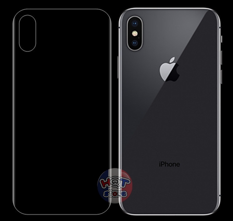 Miếng dán cường lực dẻo full mặt lưng Gor 6H Iphone X