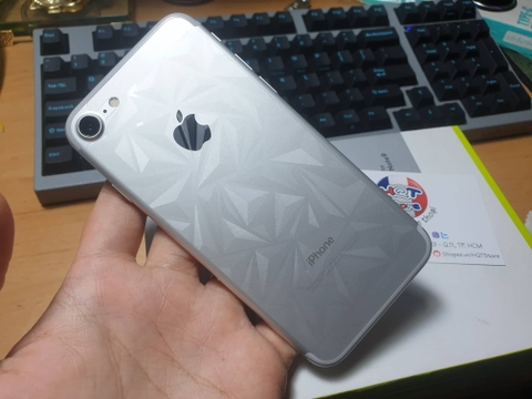 Miếng dán mặt lưng 3D vân kim cương cho Iphone 7 / 8 / 7Plus / 8Plus
