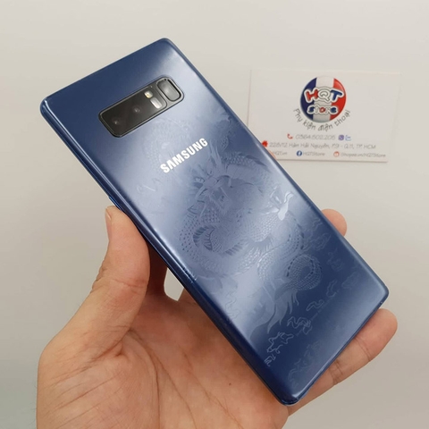 Miếng dán mặt lưng 3D vân rồng cho Samsung Note 8