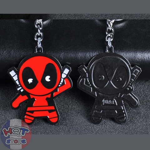 Móc khóa Deadpool chibi kim loại 5.5 cm