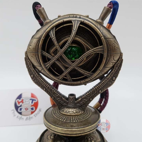 Mô hình dây chuyền Dr Strange Eye Of Agamotto tỉ lệ 1:1 kim loại LED