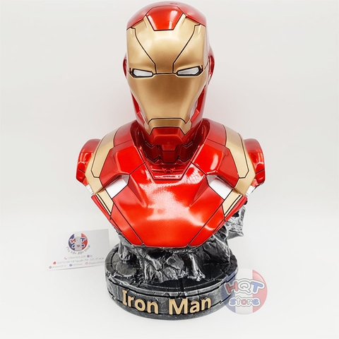 Mô hình IRon Man Mark 46 Polystone tỉ lệ 12 cao 35cm (MK46) Civil War