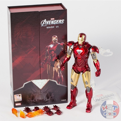 Mô Hình Iron Man Mark Vi Zd Toys Chính Hãng Tỉ Lệ 1/10 (Mark 6)