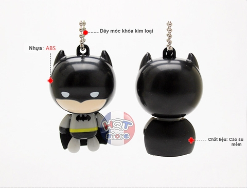 Móc khóa Batman vs Superman Chibi