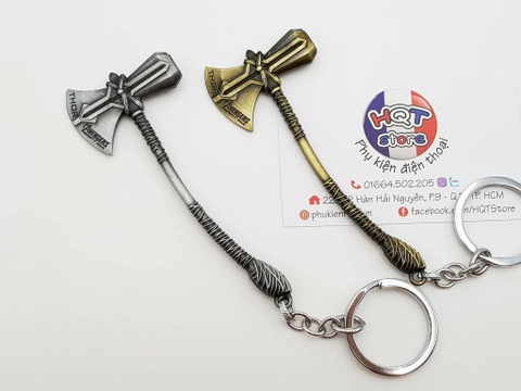 Móc khóa búa Thor StormBreaker Infinity War hợp kim cao cấp