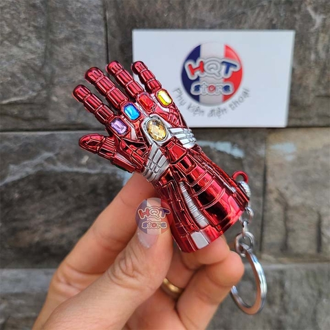 Móc khóa Găng Tay Nano iRon Man V3 Avengers 4 Endgame Marvel