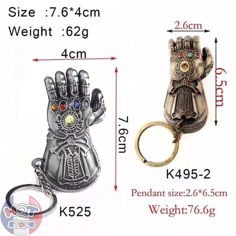 Móc khóa Găng Tay Vô Cực Thanos Infinity War Infinity Gauntlet 6.5 cm