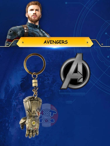 Móc khóa Găng Tay Vô Cực Thanos Infinity War Infinity Gauntlet 6.5 cm