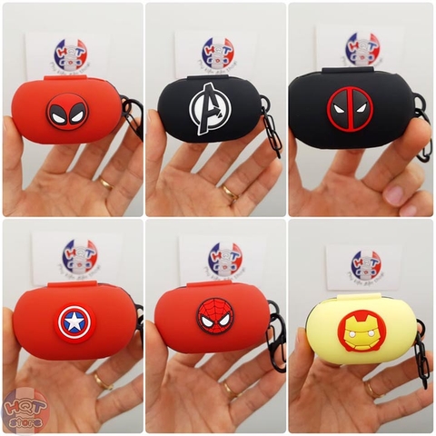 Ốp silicon case chống sốc Marvel cho tai nghe Galaxy Buds / Buds Plus