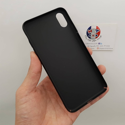 Ốp lưng chống bám vân tay logo Batman cho Iphone XS Max