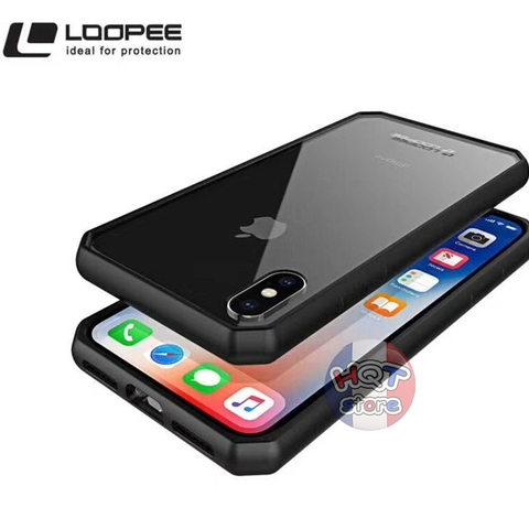 Ốp lưng chống shock Loopee Octane Series cho Iphone X  Iphone 10 Chính Hãng