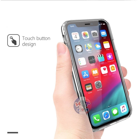 Ốp lưng chống shock trong suốt viền dẻo Likgus Zero cho Iphone XR