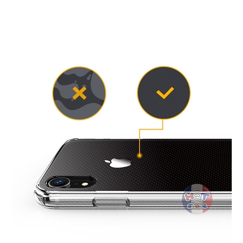 Ốp lưng chống shock trong suốt viền dẻo Likgus Zero cho Iphone XR