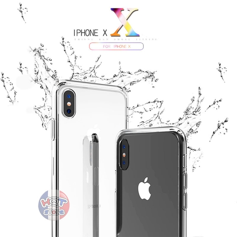 Ốp lưng chống shock trong suốt viền dẻo Likgus cho Iphone XS Max / XS / X