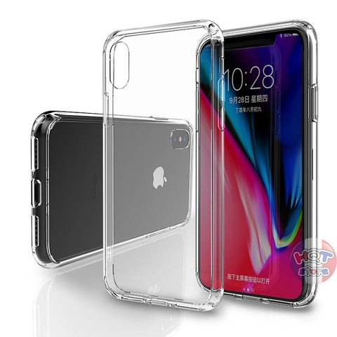 Ốp lưng chống shock trong suốt viền dẻo Likgus cho Iphone XS Max / XS / X