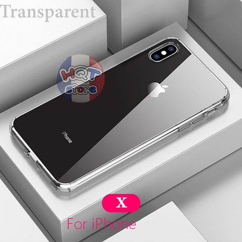 Ốp lưng chống shock trong suốt viền dẻo Likgus Iphone XS Max / XS / X