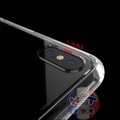 Ốp lưng chống shock trong suốt viền dẻo Likgus cho Iphone XS Max / XS / X