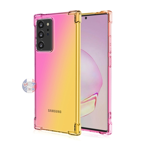 Ốp lưng dẻo trong suốt 7 màu Gradient Note 20 Ultra (5G) / Note 20