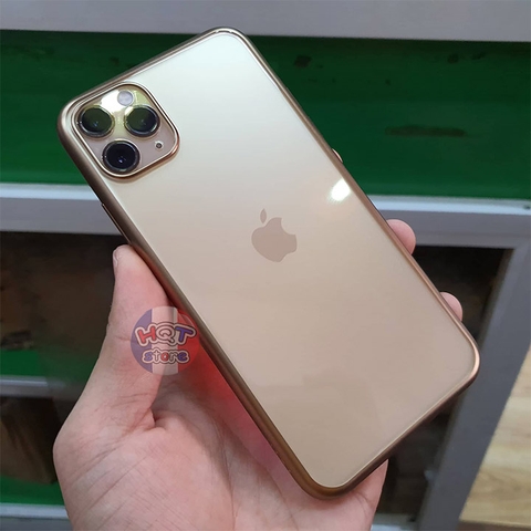 Ốp lưng dẻo trong suốt viền nhám Totu Soft Jane cho IPhone 11 Pro Max