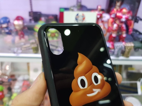 Ốp lưng Kính 9H Hình Animoji Totu cho IPhone X