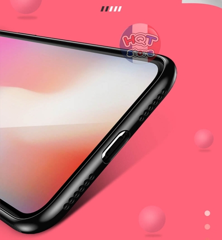 Ốp lưng Kính 9H Hình Animoji Totu cho IPhone X