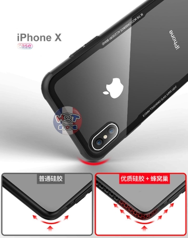 Ốp lưng kính 9H Likgus cho Iphone X Chính Hãng