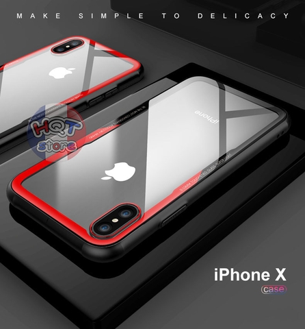 Ốp lưng kính 9H Likgus cho Iphone X Chính Hãng