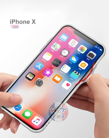 Ốp lưng kính 9H Likgus cho Iphone X Chính Hãng