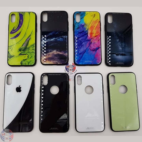 Ốp lưng kính cường lực Glass 9H WK Design cho IPhone X