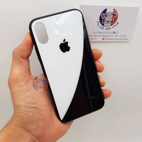 Ốp lưng kính cường lực Glass 9H WK Design cho IPhone X