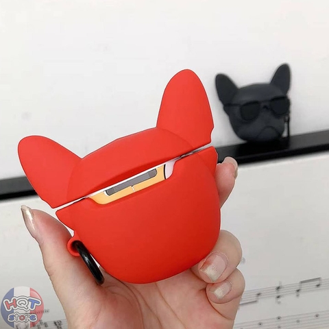 Ốp Silicon Case Bull Dog cho tai nghe Airpods 1 / 2