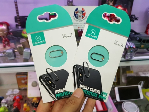 Ốp viền bảo vệ Camera IPhone X Usams