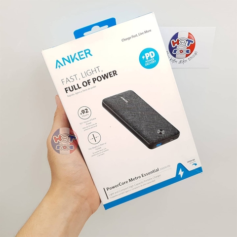 Pin sạc dự phòng sạc nhanh Anker Powercore Metro Essential 20000 PD