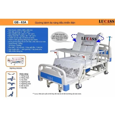 Giường điện đa năng LUCASS GB-63A