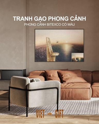 Cận cảnh cách một bức tranh gạo ra đời
