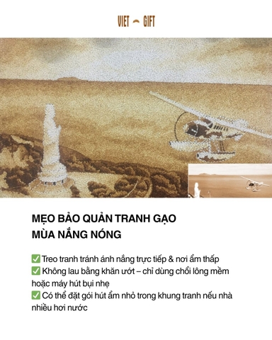 Cách bảo quản tranh gạo trong mùa hè – Giữ bền đẹp suốt năm
