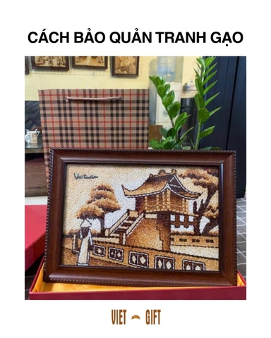 CÁCH BẢO QUẢN TRANH GẠO – Giữ bền đẹp như mới theo năm tháng!