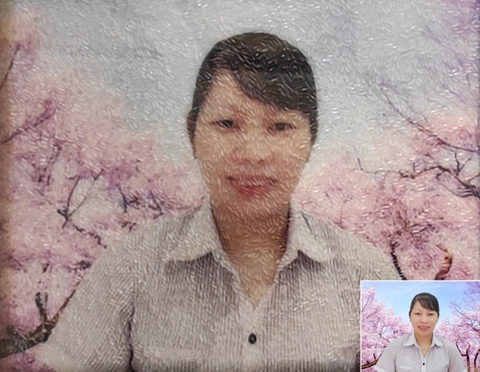 Tranh Gạo Màu Chân Dung 1