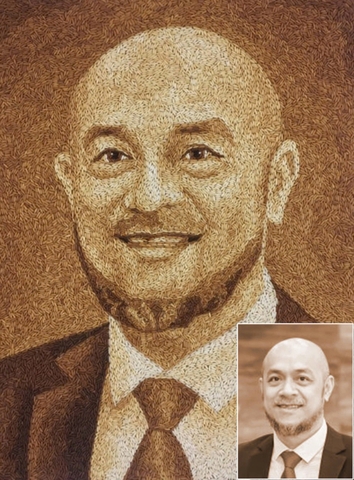 Tranh Gạo Rang Chân Dung 2025 27